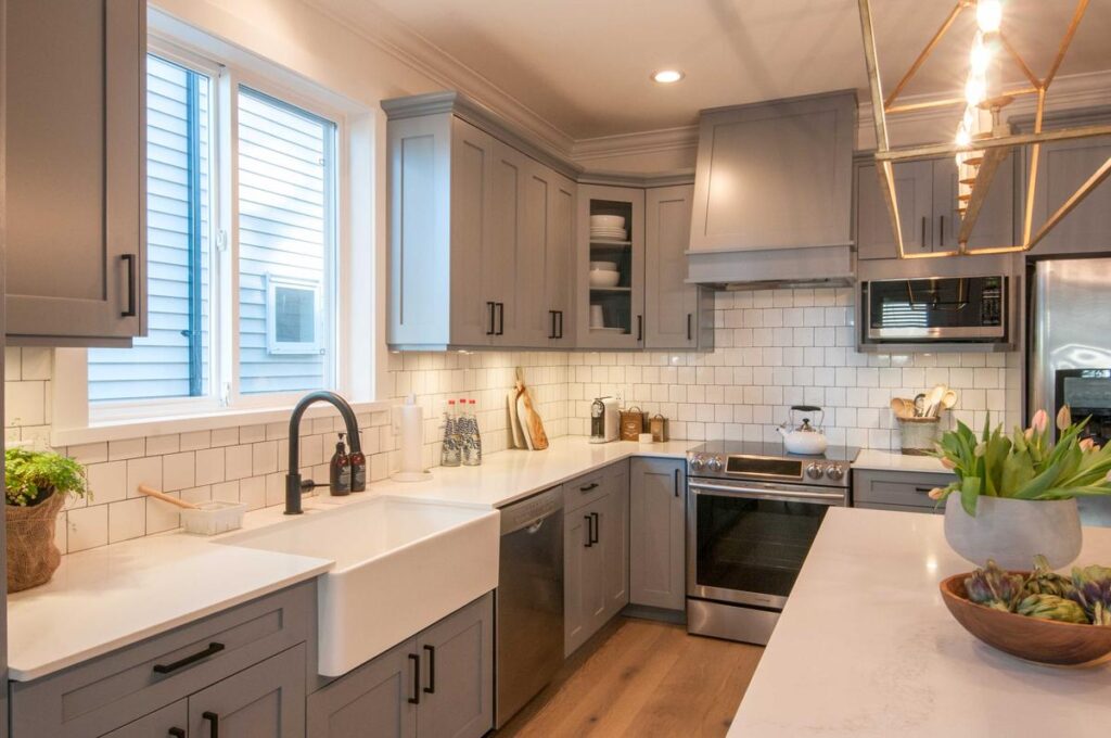 Are Grey Kitchen Cabinets Better Than, Should I Do White Or Gray Kitchen Cabinets